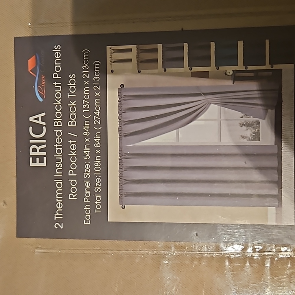 Erica thermal insulated blackout panels